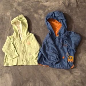 1 Qty Jacket; 1 Qty Long Sleeve Zip Up